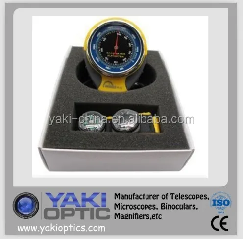 
4 in 1 Watch Altimeter Barometer Compass Thermometer With Hook For Camping Outdoor Sports 