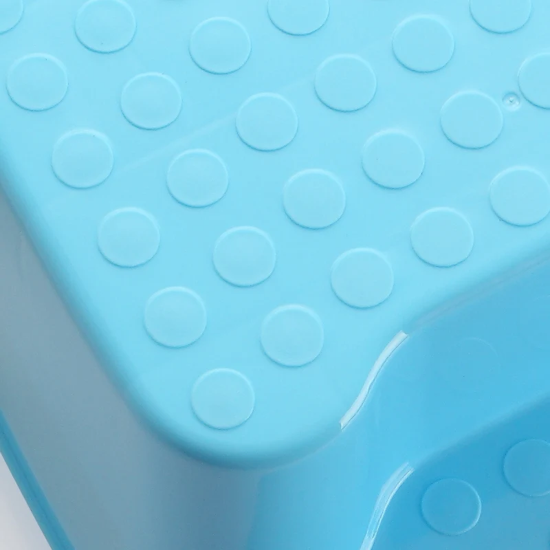 solid plastic Anti-slip design Double Baby double step stool