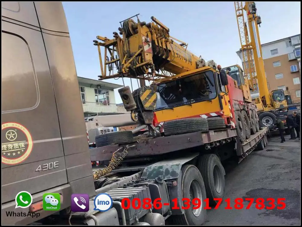 Used LIEBHEER 50T truck crane, used mobile truck crane LIEBHERR 50T mobile crane for sale