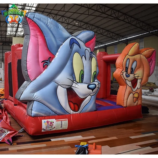 New Bounce House Bouncy Castle Tom and Jerry Inflatable Bouncer for Kids