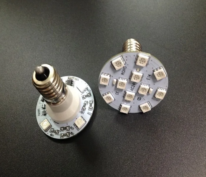 amusement lamp lights 45mm pixel 9leds smd5050 fairground turbo led cabochon E14