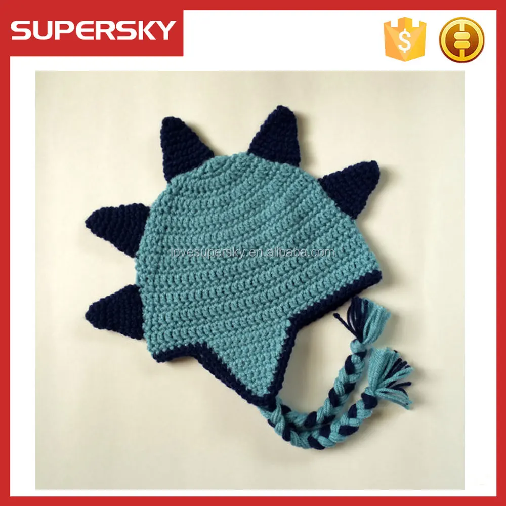 Handmade Crochet Beanie For Baby Girl Flower Girl Hand Knit Hat