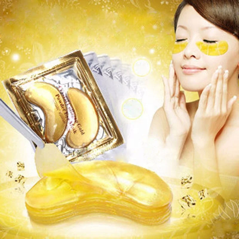 Eye makeup Sleep Eye Mask Gel 24k Gold Under Patch Sheet Treatment Dark Circle Organic Pads Crystal Collagen Eye Masks skin care