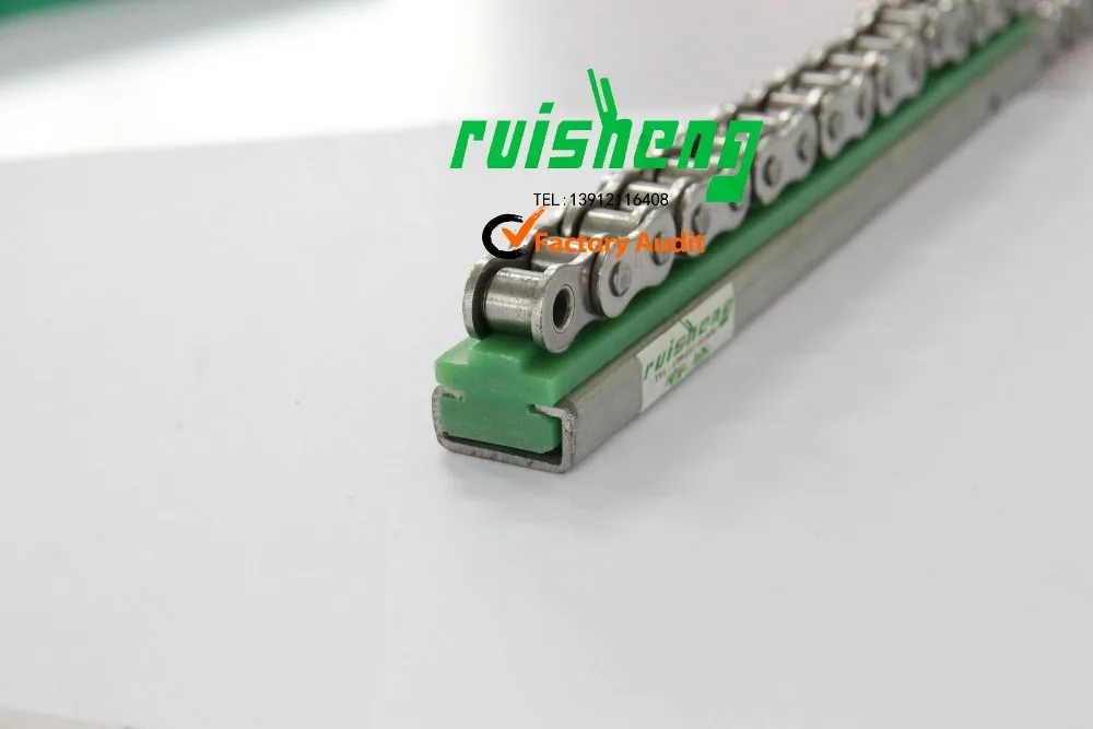 hmwpe sliding conveyor guide rails/chain guide/uhmwpe plastic roller chain