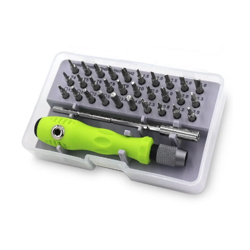 Precise 32 In 1 Mini Magnetic Screwdriver Set Phone Mobile Ipad Camera Maintenance repair Tool