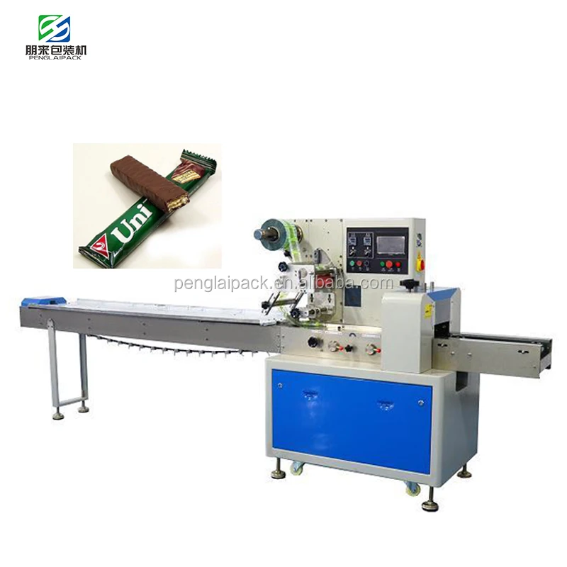 Commercial Horizontal Pillow Bag Packaging Machine/Chocolate/Biscuit/Cookies Pillow Packing Machine