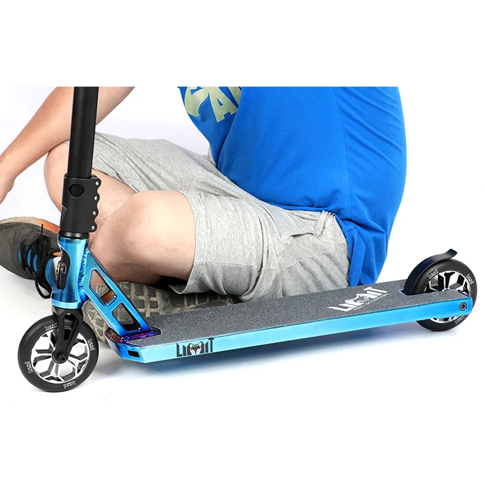BMX extreme oil blue best big wheel kick scooter for adults