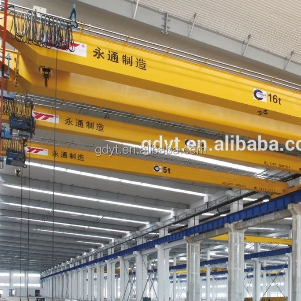  LH 20ton double girder overhead traveling crane work class