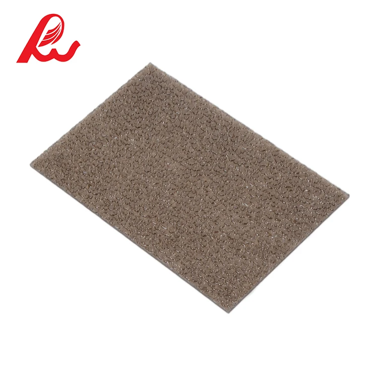 Interior decoration solid polycarbonate roofing panels solid embossed pc sheet