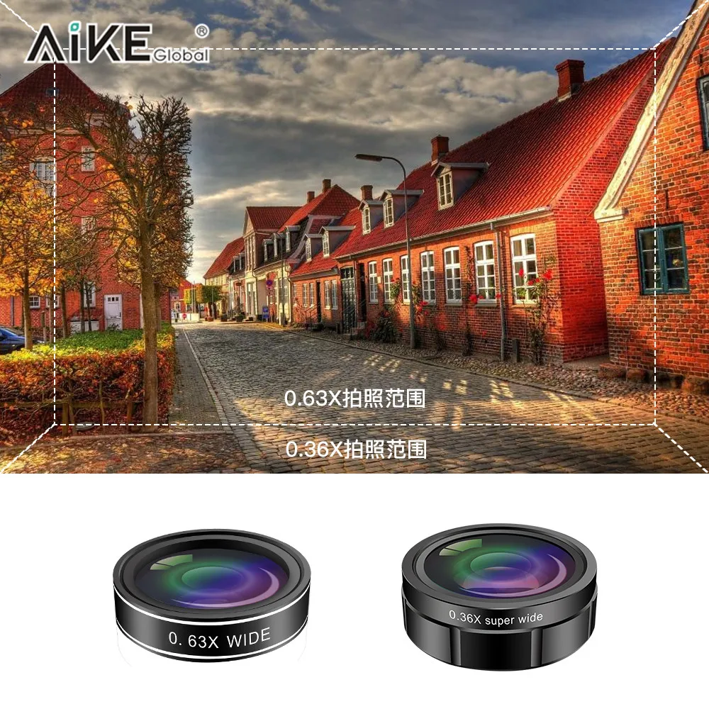 Инновационные продукты 2018 dslr смарт-камеры рыбий глаз зум 12 в 1 комплект объективов Мобильные аксессуары для iphone 6