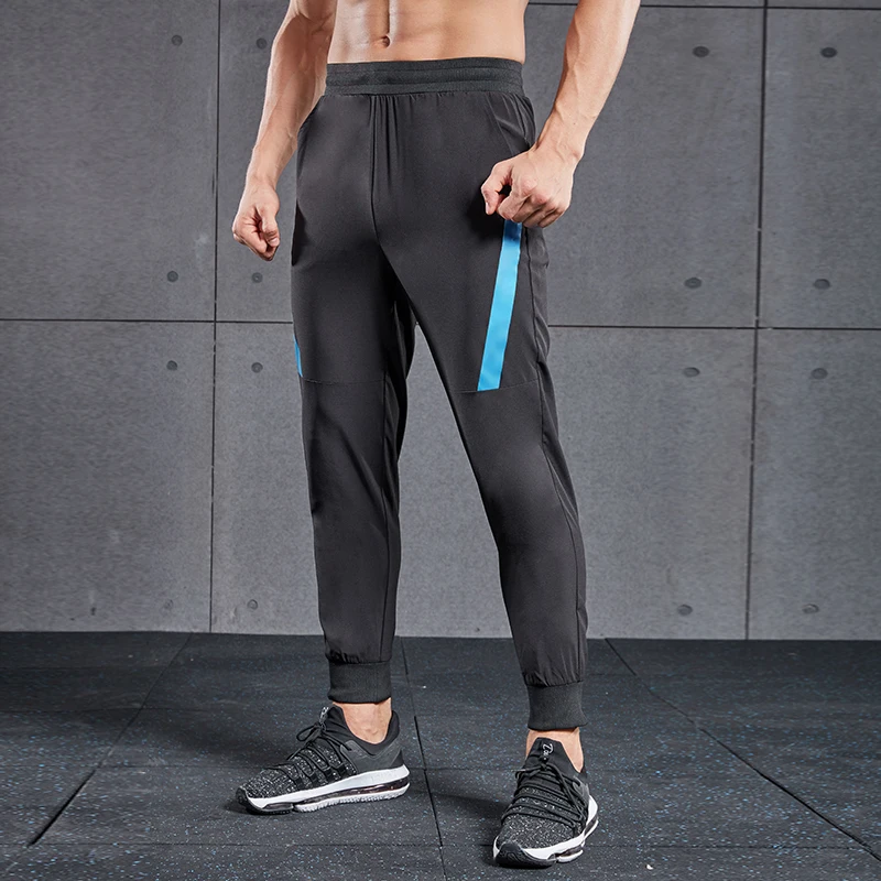 Sports Pants Quick Drying Jogging Pants Mens 94%Polyester 6% Spandex Workout Running Trousers