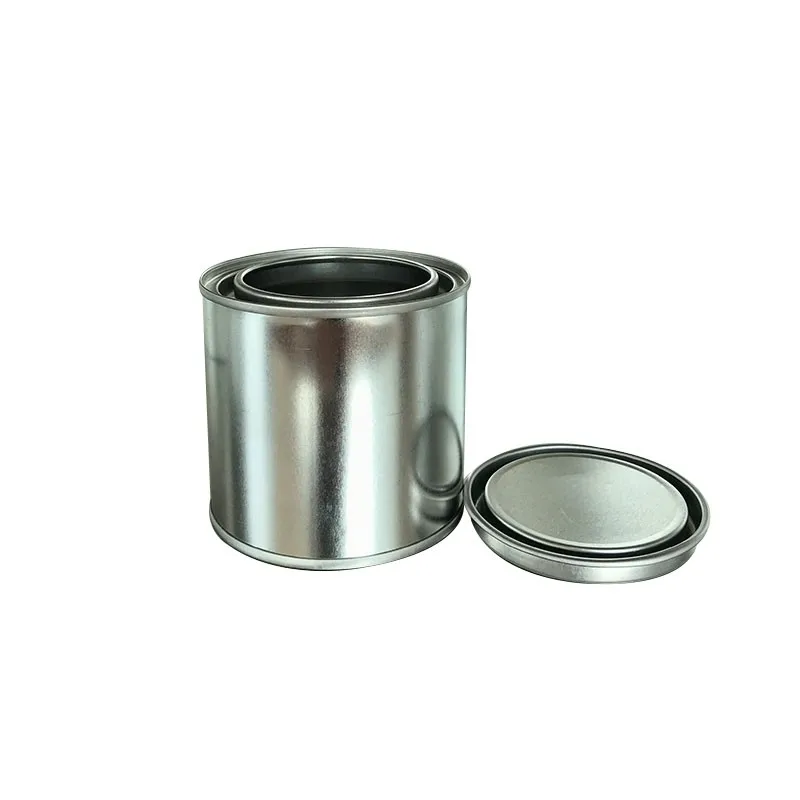 
250ML empty small paint tin cans with lids for glue canning 