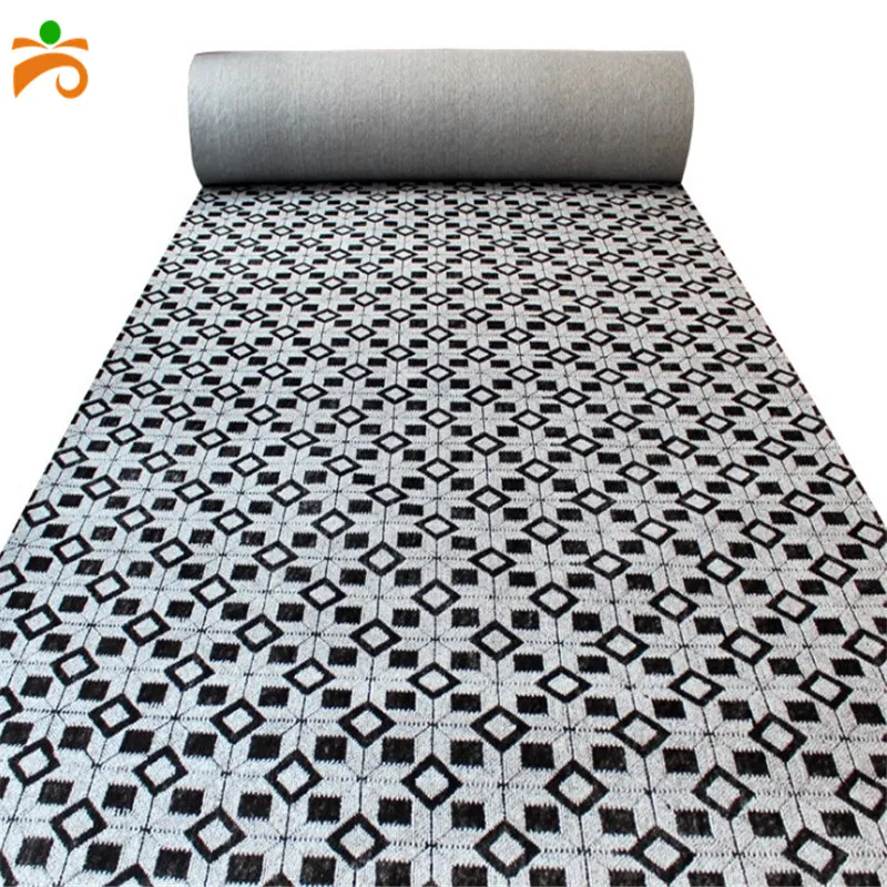 Needle punch double color jacquard home corridor office hotel carpet