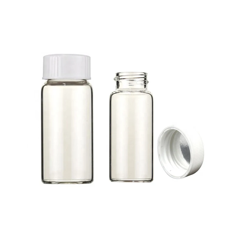 LANJING 20ml Glass Scintillation Vials with Urea Cap