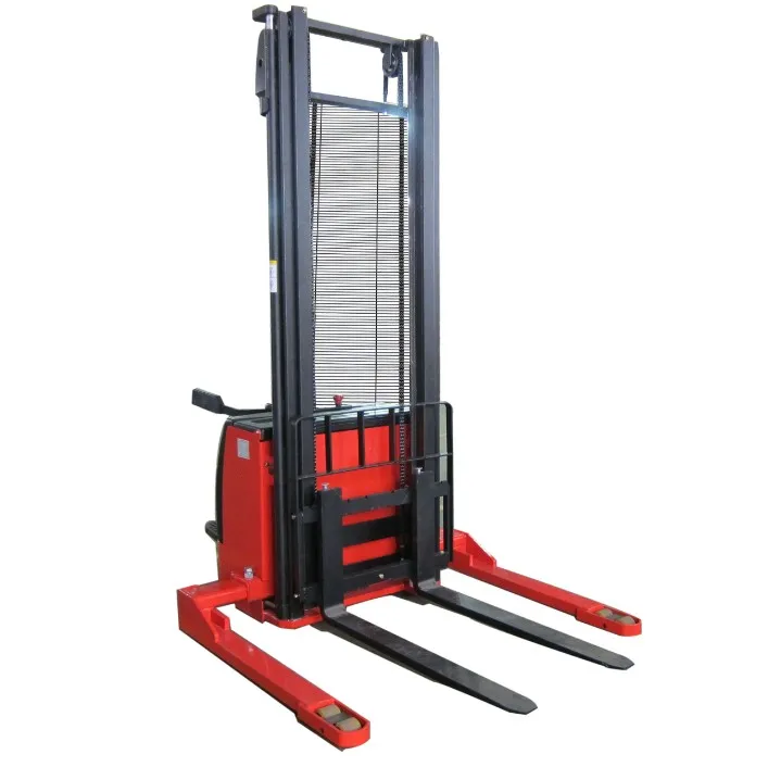 1Ton 1.2Ton 1.5Ton 1.5Ton 3m spread leg electric stacker with PLAFORM and protective arm