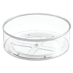 Plastic kitchen spinning food storage lazy susan turntable plastic,lazy susan for cabinet