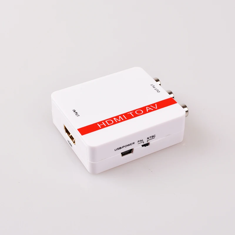 High quality 1080P hdmi to rca HDMI to AV converter