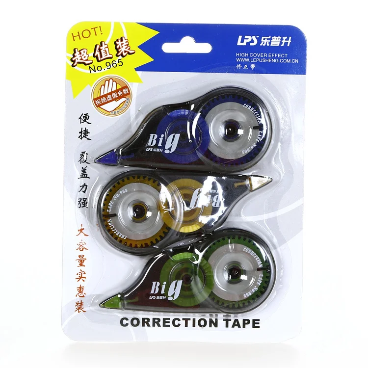 Hot Sell Stationery Correction Tape 965 For Students Free Shipping Wholesale Products