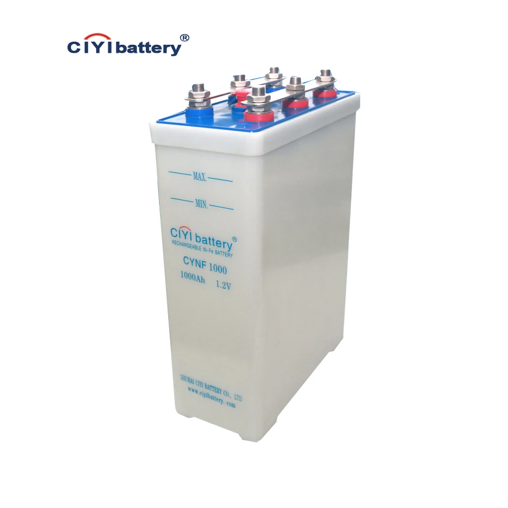 
Military Quality Power Storage Battery Nife Battery 1.2V 1200AH Nickel Iron Battery 