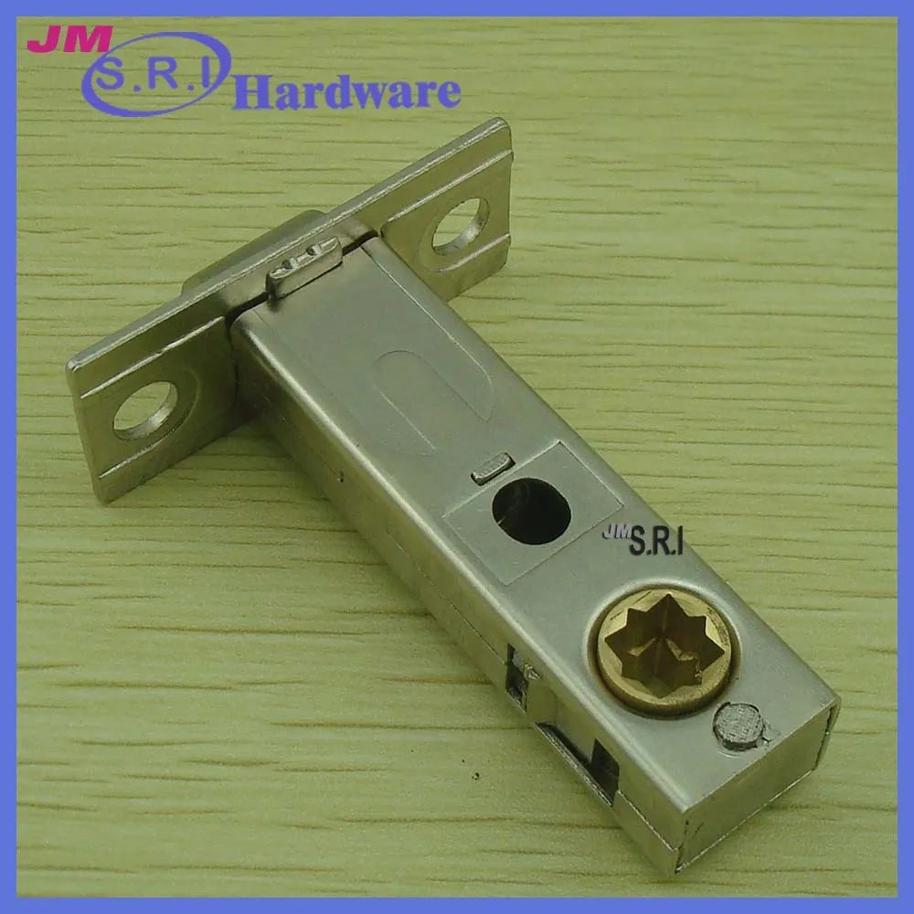 Brass cylinder lock latch for door knob