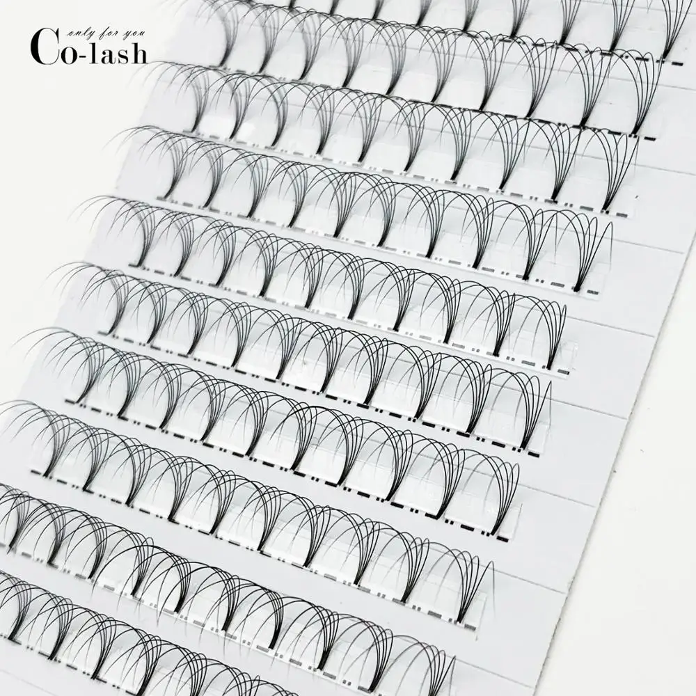 
wholesale individual eyelashes private label russian volume cluster eyelashes 