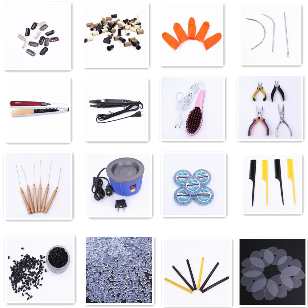 Prebonded hair extension  tools Best quality 100% italy keratin glue