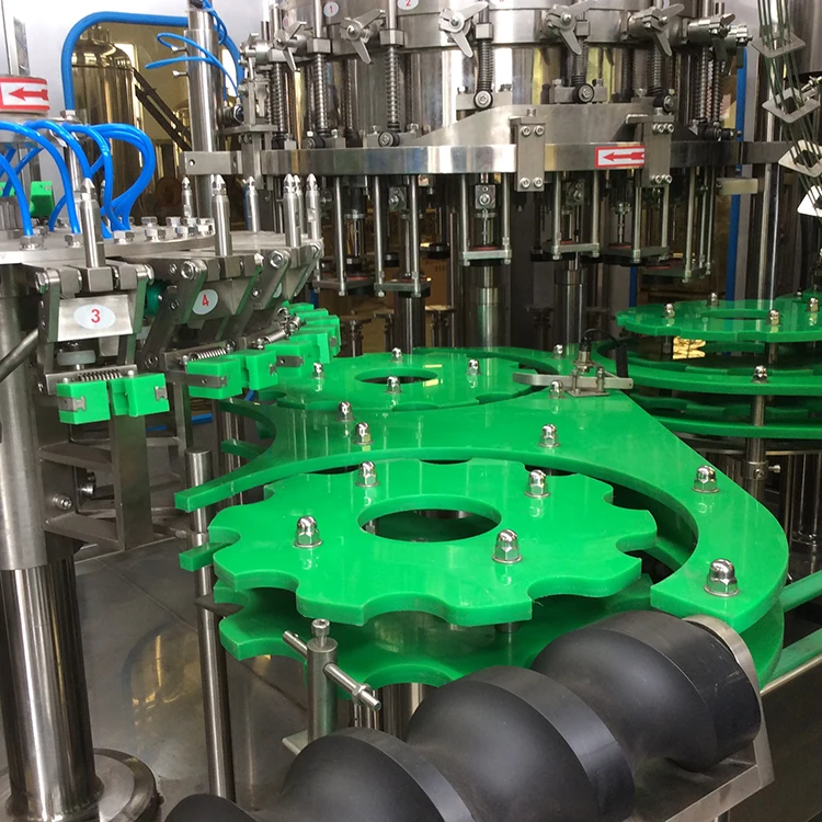 Zhangjiagang Automatic 3 In 1 Glass Bottle Beer Washing Filling And Capping Machine