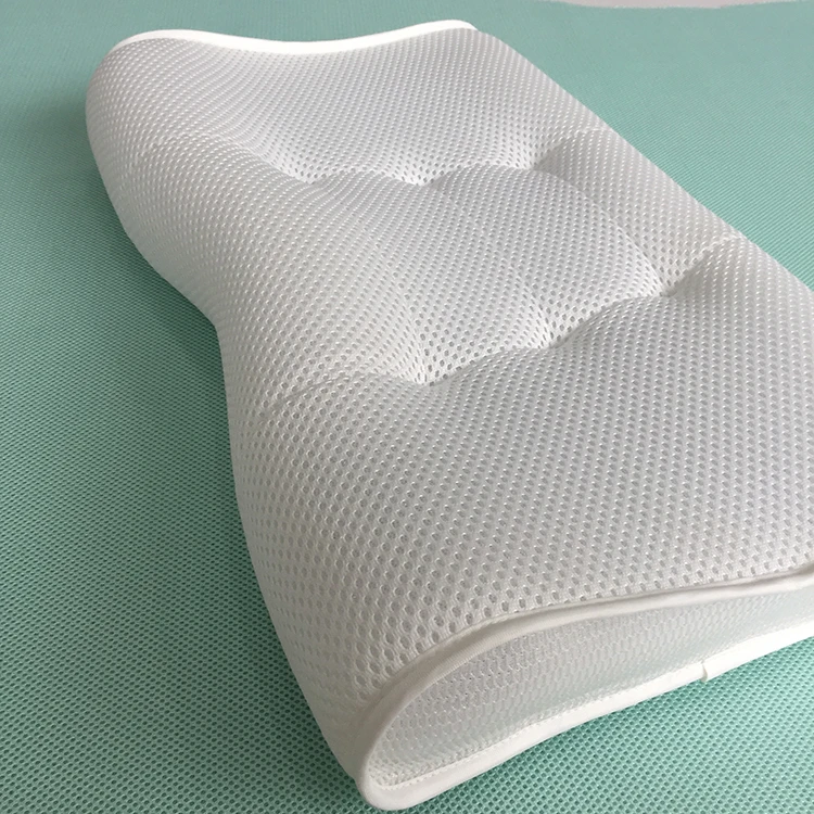 1-1.5kg Adult insert waves  pillow adjustable neck support 3D 4D sandwich air Mesh Fabric