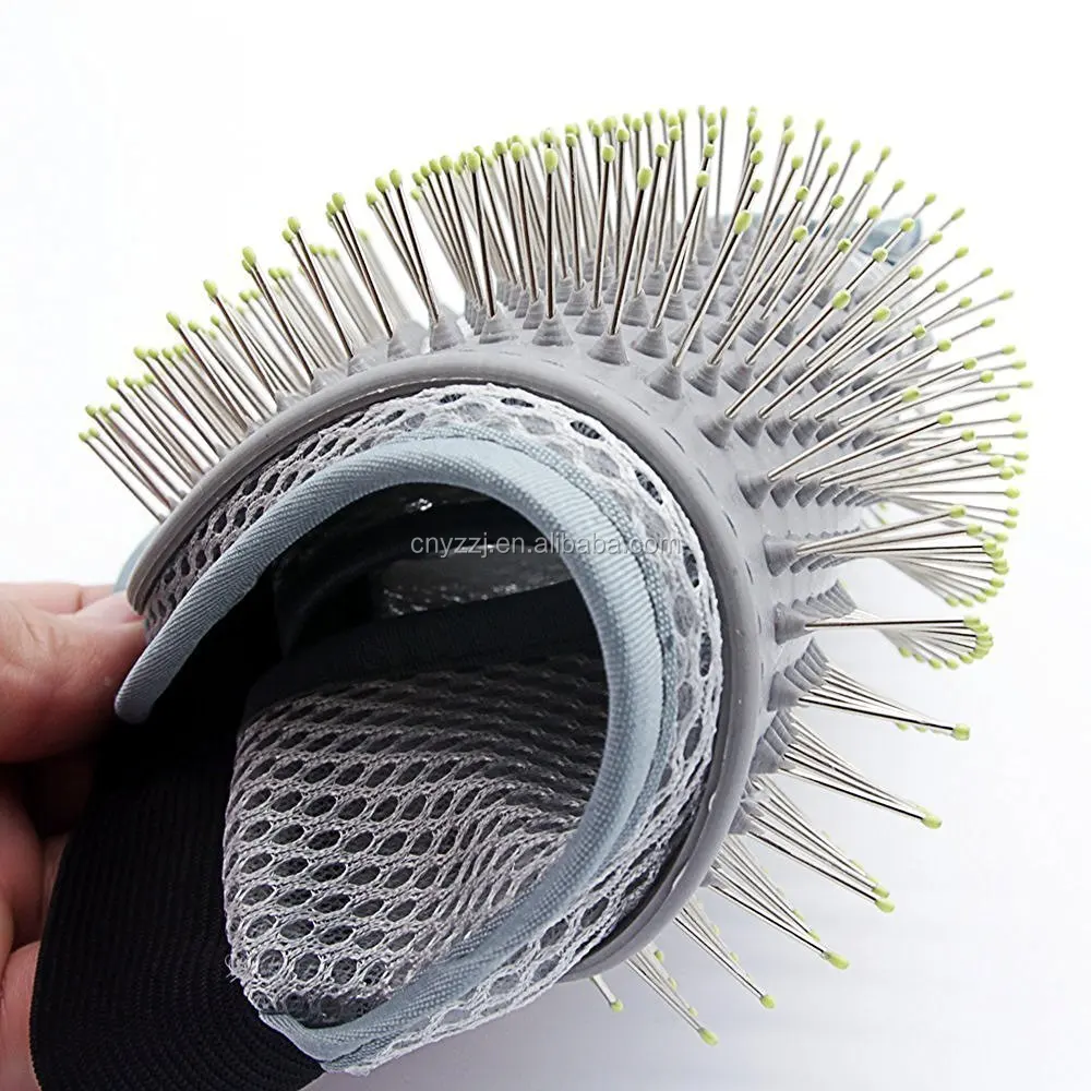 
Pet Grooming Tool Deshedding Gloves- Brush Comb Metal Tail Rake 