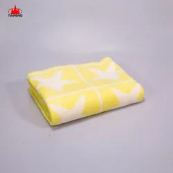 Hot sale baby blanket star design multi-colored