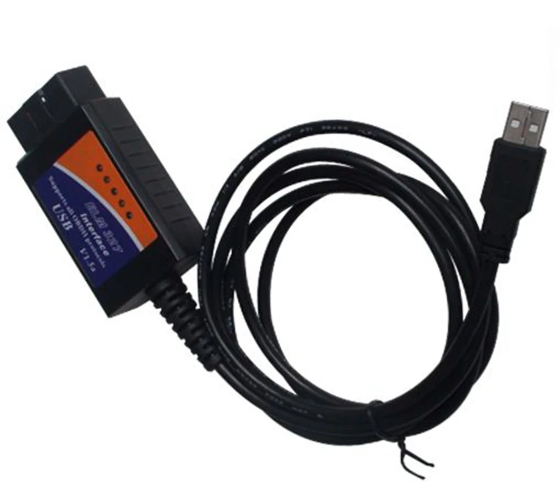 ELM327 USB OBD2 Auto car Diagnostic Tool ELM 327 V1.5 USB Interface OBDII CAN-BUS Scanner hot selling