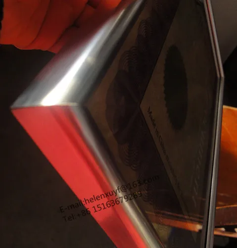 A4 gold and silver plated PVC photo frame