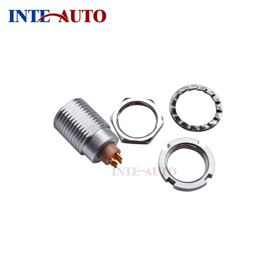 Push pull self-locking 0S half-moon circular socket hermetic circular connectors