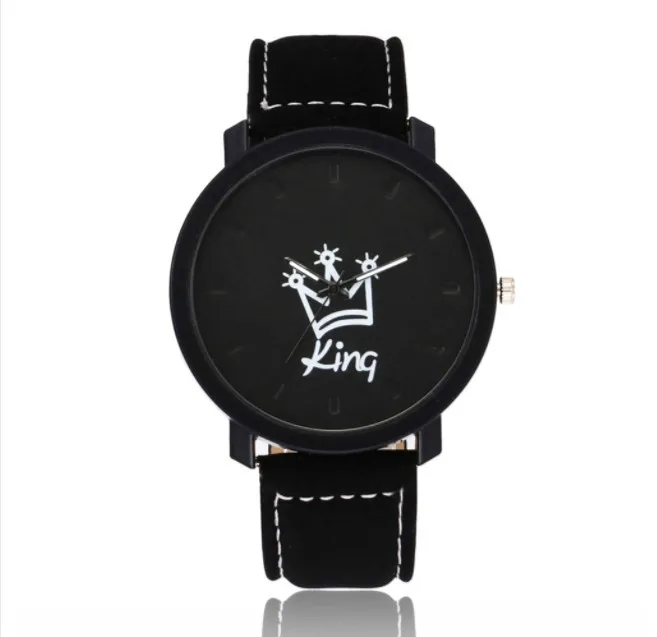 Fashionable Personality King and Queen Crown Watches Couple Watches