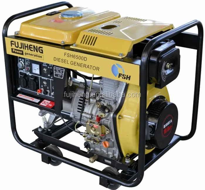 Open-frame type diesel generator 6500D, Portable small diesel generator 5KW