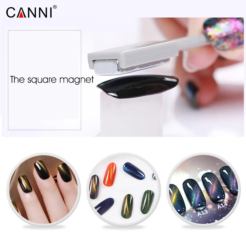 70601 New Double-headed Magnetic Plate Magnet Pen 1 PC CANNI Nail Art DIY Tool for All Magic 3D Cat Eyes Magnet Nail Gel Polish