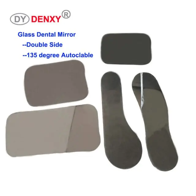 Denxy 2-стороннее Профессиональное Стоматологическое окклюзионное фотографическое зеркало для рта родиевое покрытие интраоральный фотоотражатель