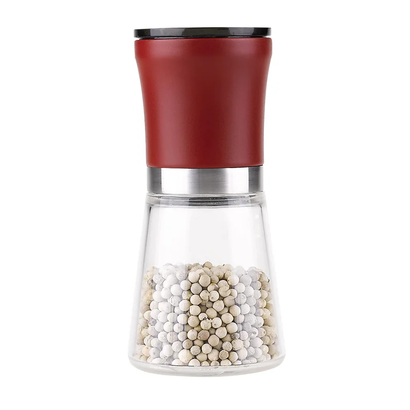 High capacity pepper spray bottle salt and pepper bottle with grinder cap 200ML