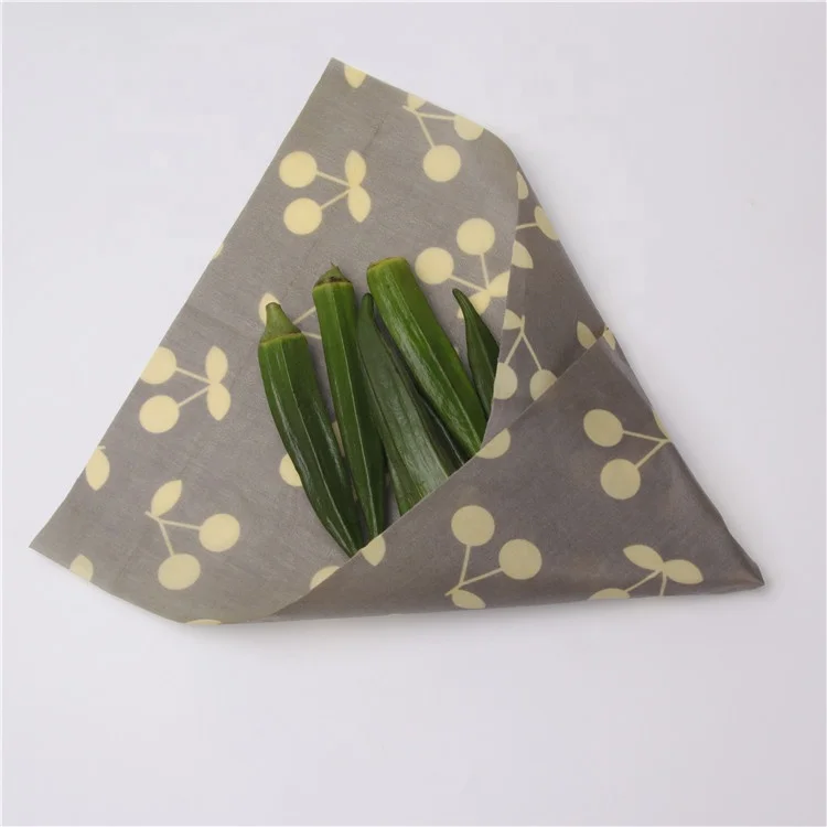 
CustomDesign Healthy Food Storage Reusable Natural Non-toxic Beeswax Food Wrap 