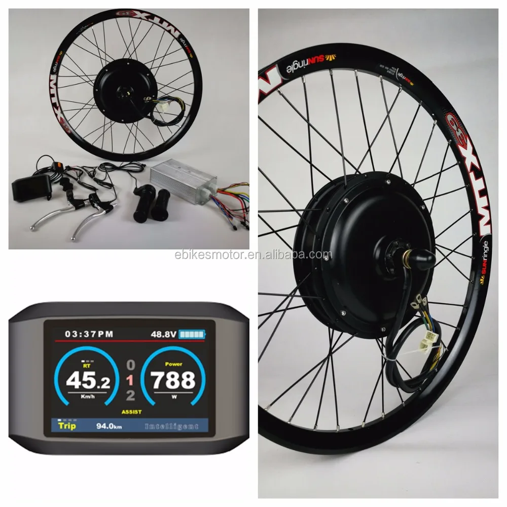 CE Approved BLDC brushless gearless electric scooter hub motor kit 3000W electric car conversion kit for sales