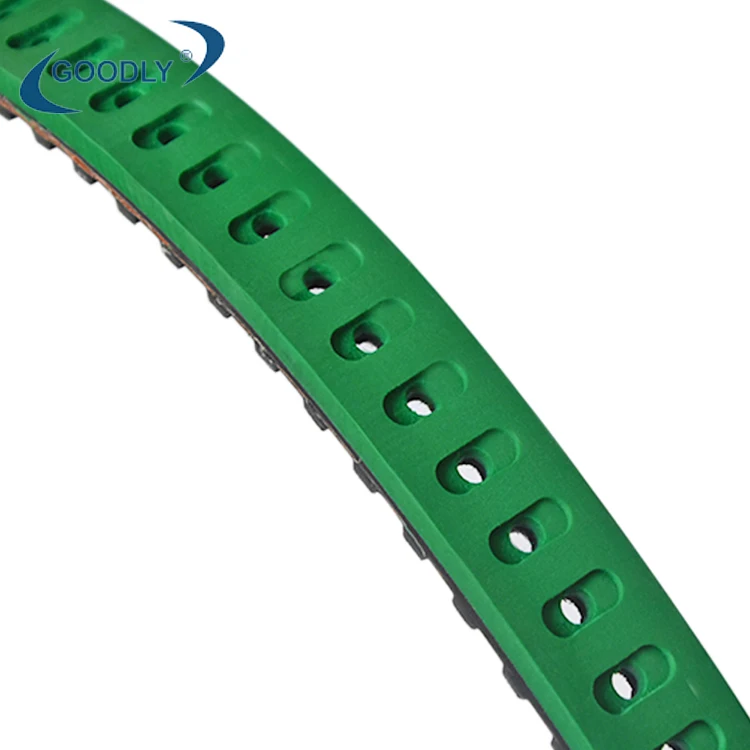 Vertical packaging machine sink hole vulcanized rubber timing belt