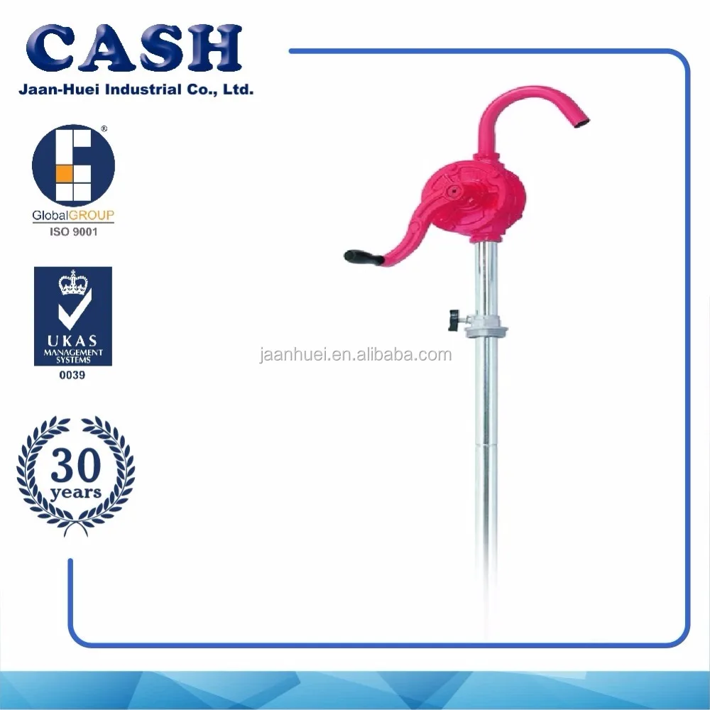 transfer pump kit with manual grease rotary hand oil pump