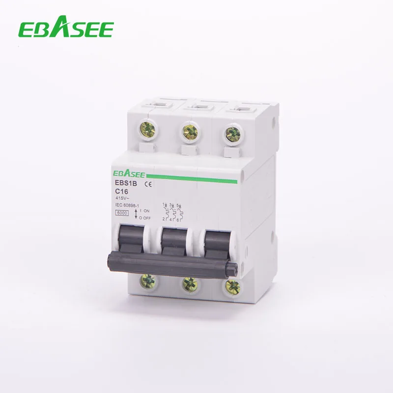 mcb changeover switch c63 miniature circuit breaker