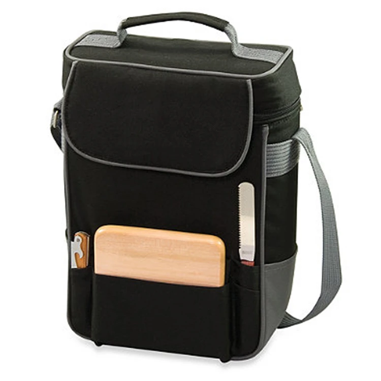 Customized eco friendly beach bag with bottle cooler