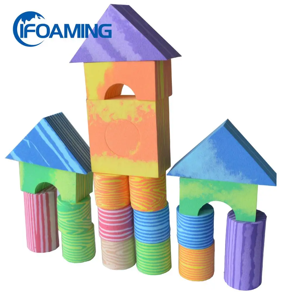 
Soft Eco Friendly Kids Educational Toys EVA Foam Building Blocks 