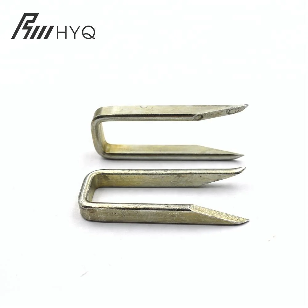 factory supply sharp point barbed fence staple u type nails