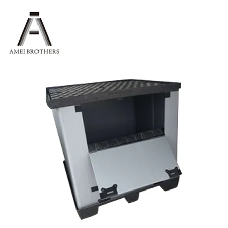 Custom Logistics Waterproof Collapsible Recycled Plastic Pallet Box/Plastic Hard Box