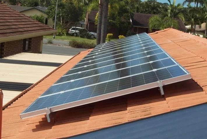 Металлическая крыша от завода Alicosolar солнечная панель монтажная конструкция для домашнего использования