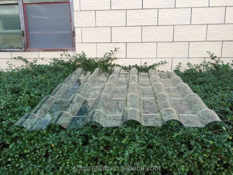Manufacturer Supplied Clear Plastic Roofing Sheet Transparent Polycarbonate roofing sheet 880*1100mm