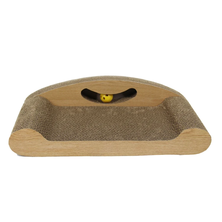 Top selling ellipse circuit cat toy cardboard cat scratcher